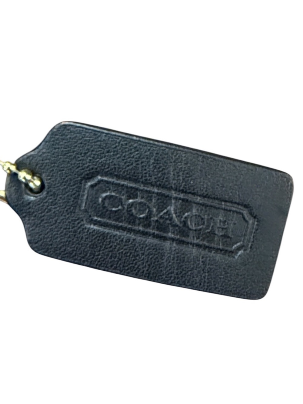 Coach Signature Monogram Crossbody Bag Black Tan Jacquard Canvas Leather Hangtag - Picture 5 of 16